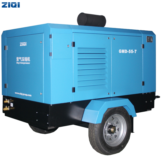 Diesel Portable Screw Air Compressor